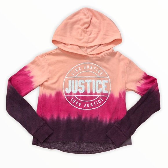 Justice Other - Justice Tie Dyed Hooide NWOT